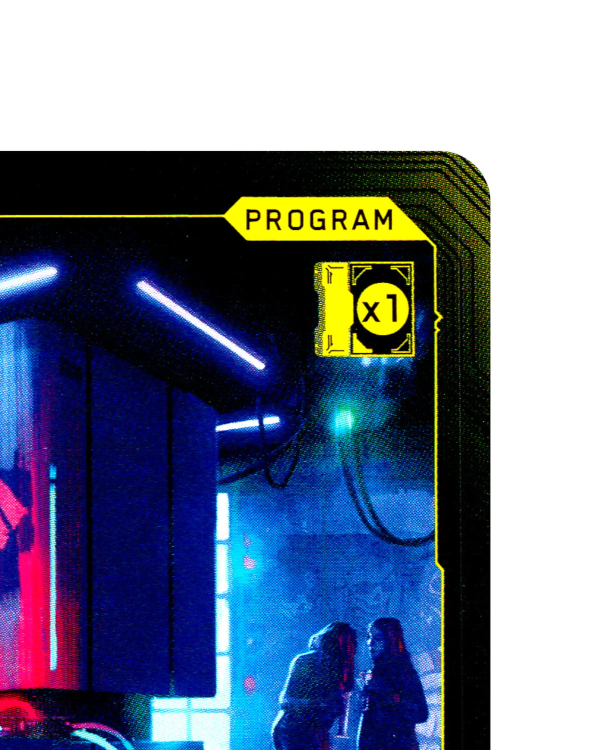 Afterparty at Lizzie's B065 Cyberpunk 2077 TCG Beta card front top-right corner