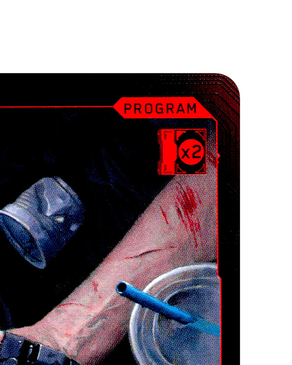 All Is Lost B027 Cyberpunk 2077 TCG Beta card front top-right corner