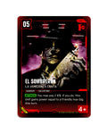 El Sombreron — La Venganza Lenta B009 Cyberpunk 2077 TCG Beta card front