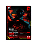 Screw — Lovelorn Fool B018 Cyberpunk 2077 TCG Beta card front