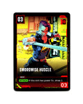 Swordwise Huscle B019 Cyberpunk 2077 TCG Beta card front