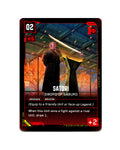 Satori — Sword of Saburo B026 Cyberpunk 2077 TCG Beta card front