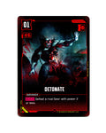 Detonate B031 Cyberpunk 2077 TCG Beta card front