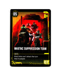 Maxtac Suppression Team B050 Cyberpunk 2077 TCG Beta card front