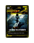 Live with the Aftermath B068 Cyberpunk 2077 TCG Beta card front