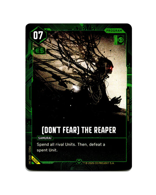 (Don't Fear) The Reaper B098 Cyberpunk 2077 TCG Beta card front