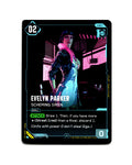 Evelyn Parker — Scheming Siren B113 Cyberpunk 2077 TCG Beta card front