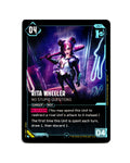 Rita Wheeler — No Stupid Questions B125 Cyberpunk 2077 TCG Beta card front