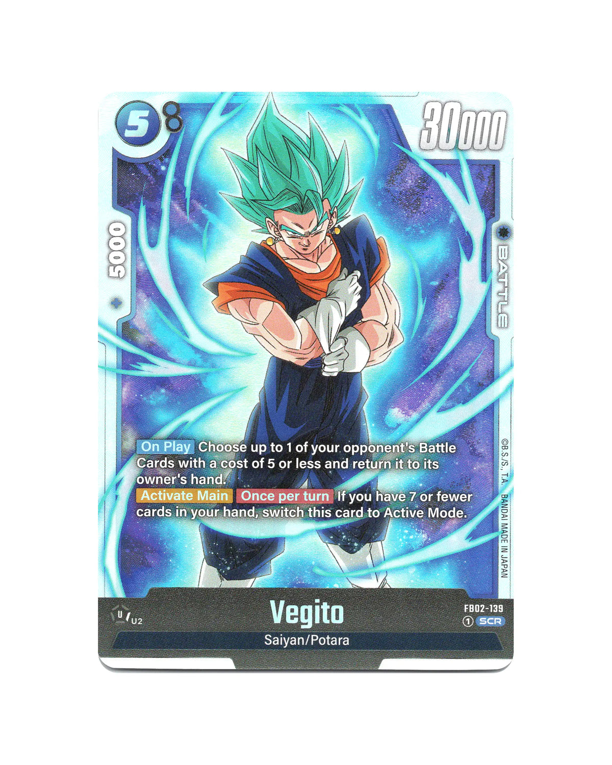 Vegito FB02-139 SCR - card face