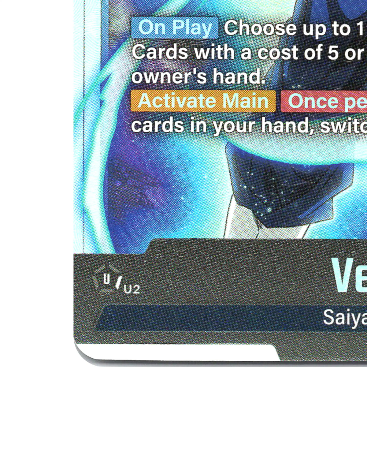Vegito FB02-139 SCR - face bottom left corner