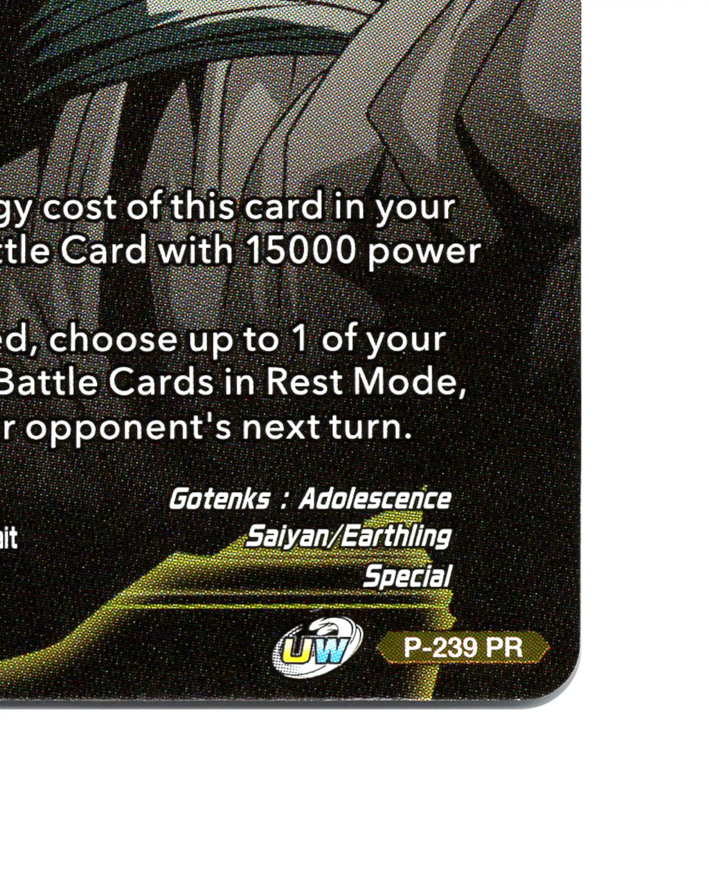 Gotenks P-239 PR - face bottom right corner