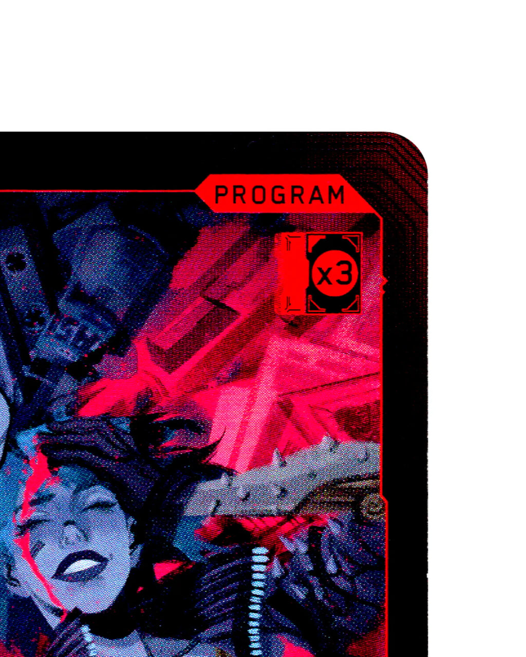 Bonnie and Clyde B029 Cyberpunk 2077 TCG Beta card front top-right corner