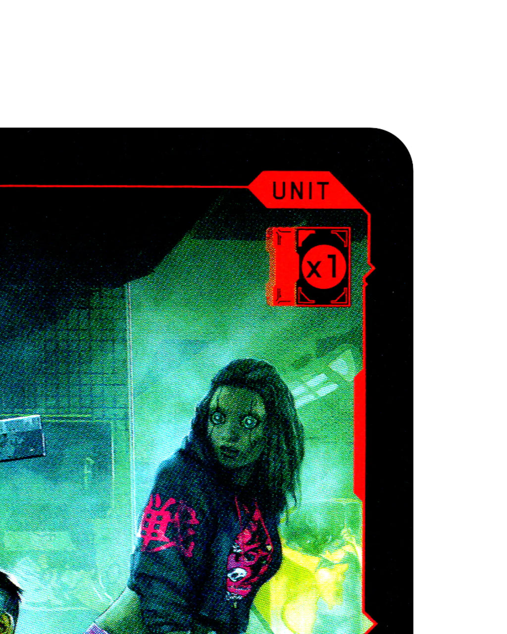 Chrome Fang B008 Cyberpunk 2077 TCG Beta card front top-right corner