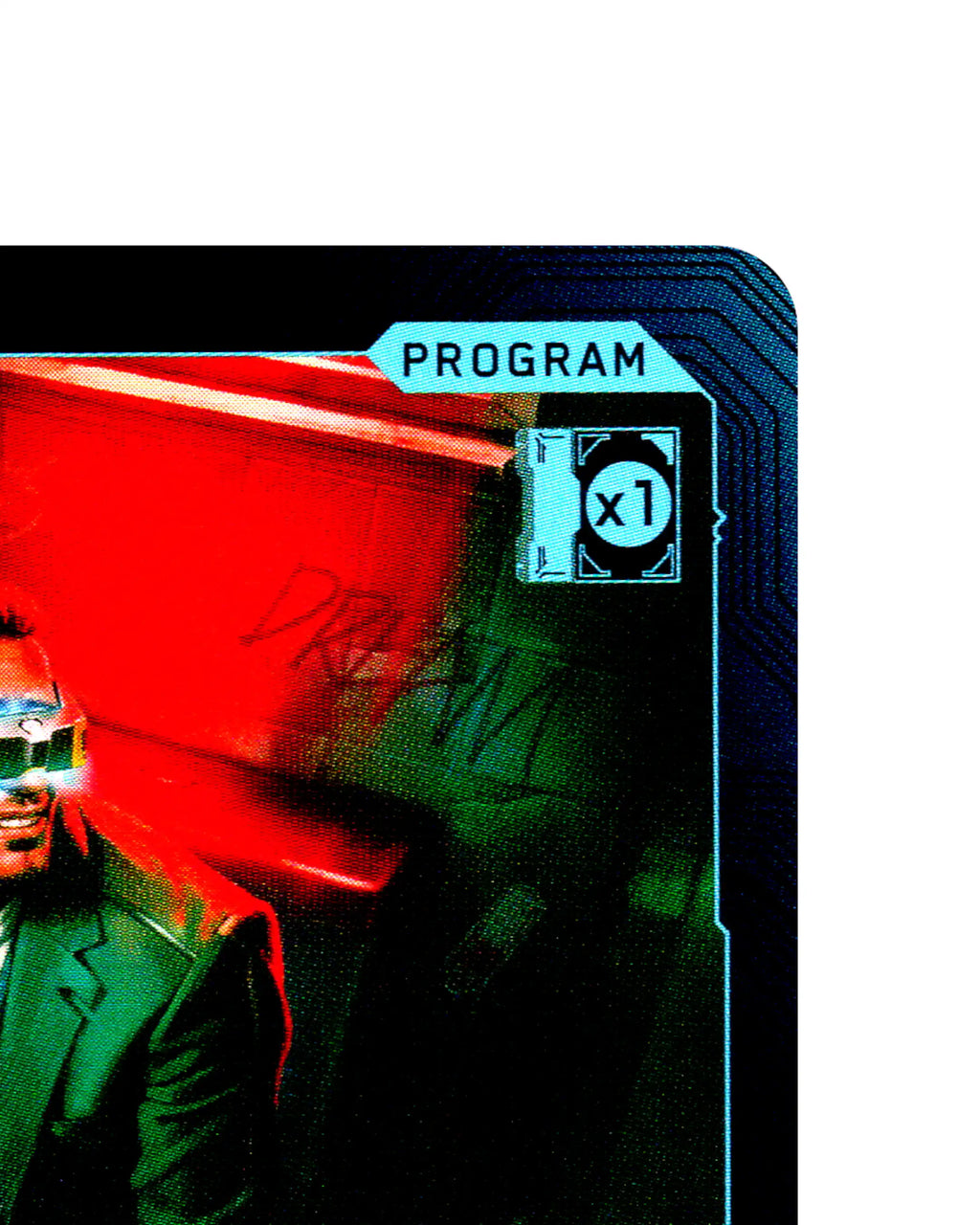 Chrome Reverie B131 Cyberpunk 2077 TCG Beta card front top-right corner