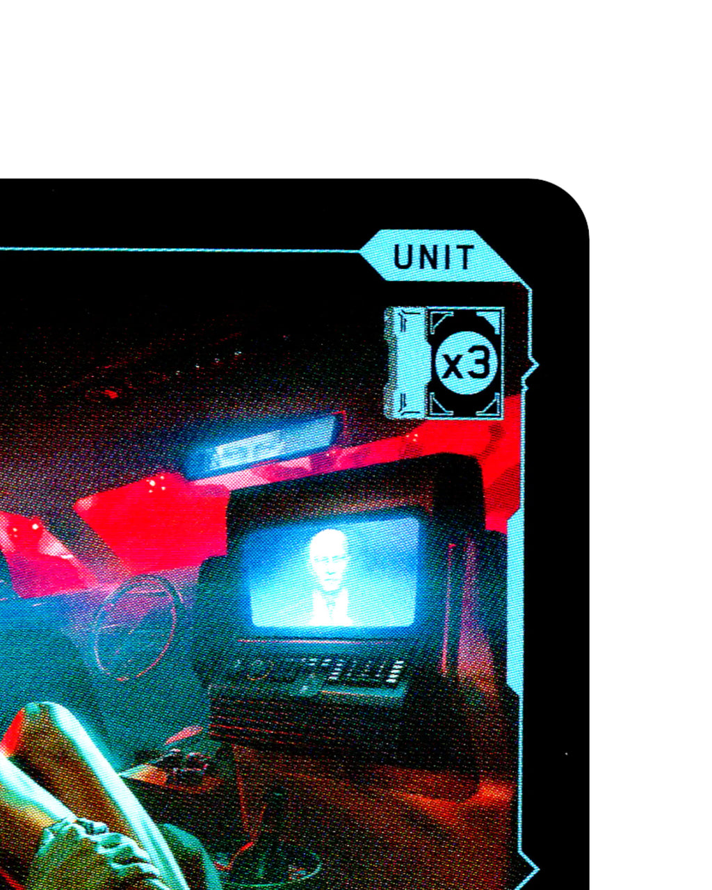 Delamain — Rideshare AI B111 Cyberpunk 2077 TCG Beta card front top-right corner
