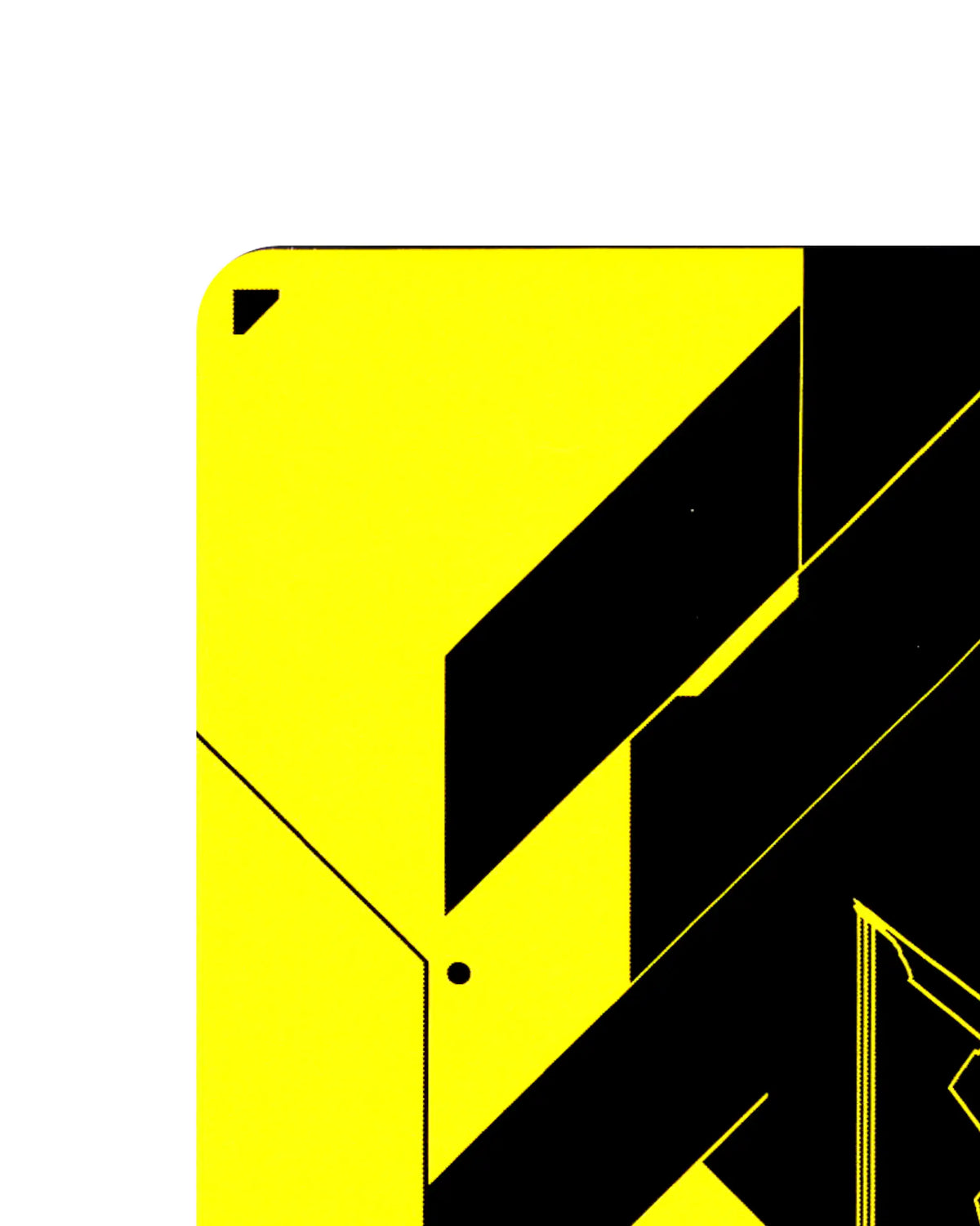 Detonate B031 Cyberpunk 2077 TCG Beta card back top-left corner