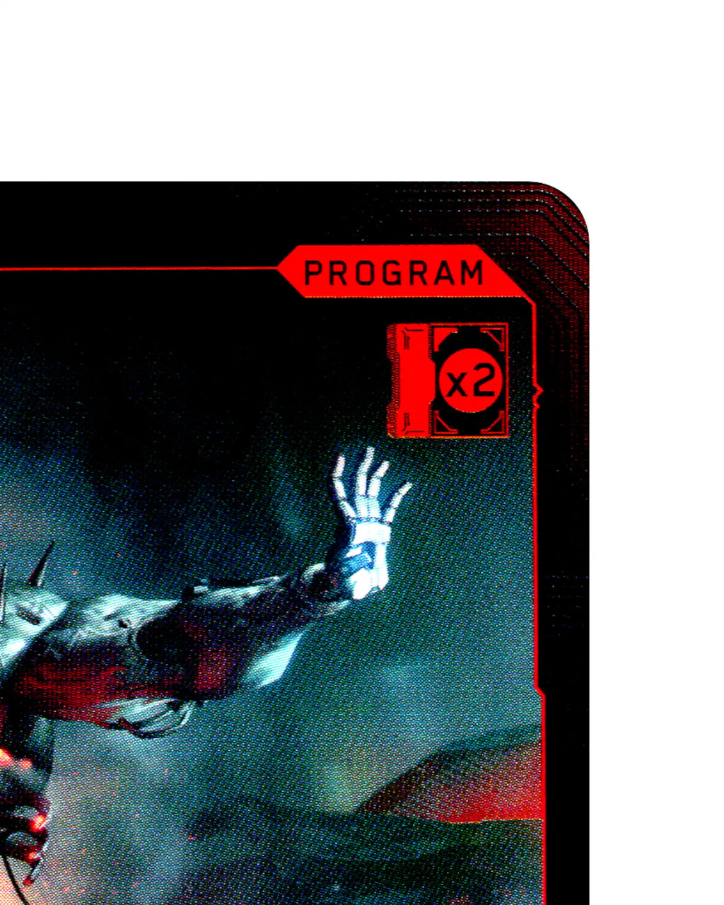Detonate B031 Cyberpunk 2077 TCG Beta card front top-right corner