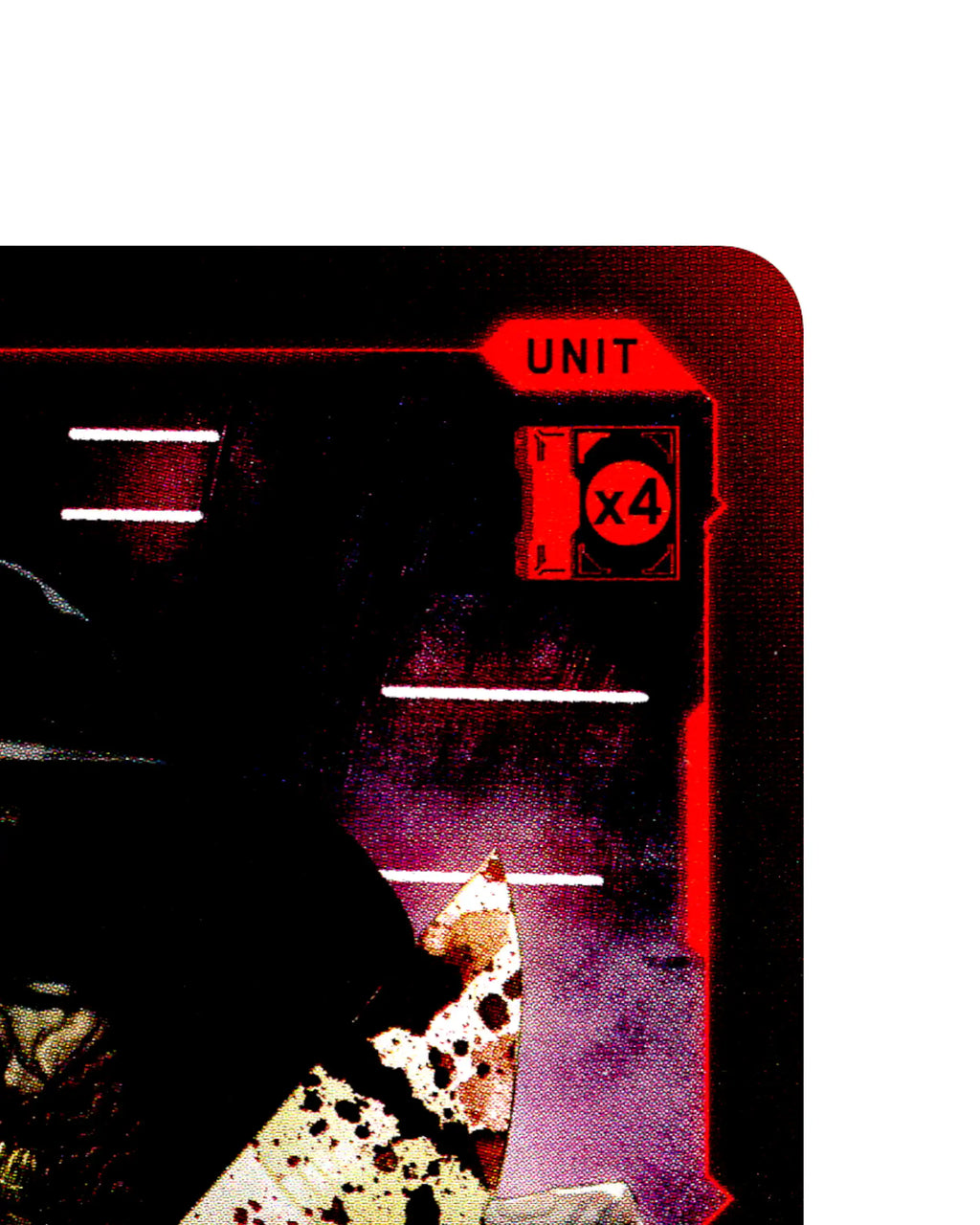 El Sombreron — La Venganza Lenta B009 Cyberpunk 2077 TCG Beta card front top-right corner