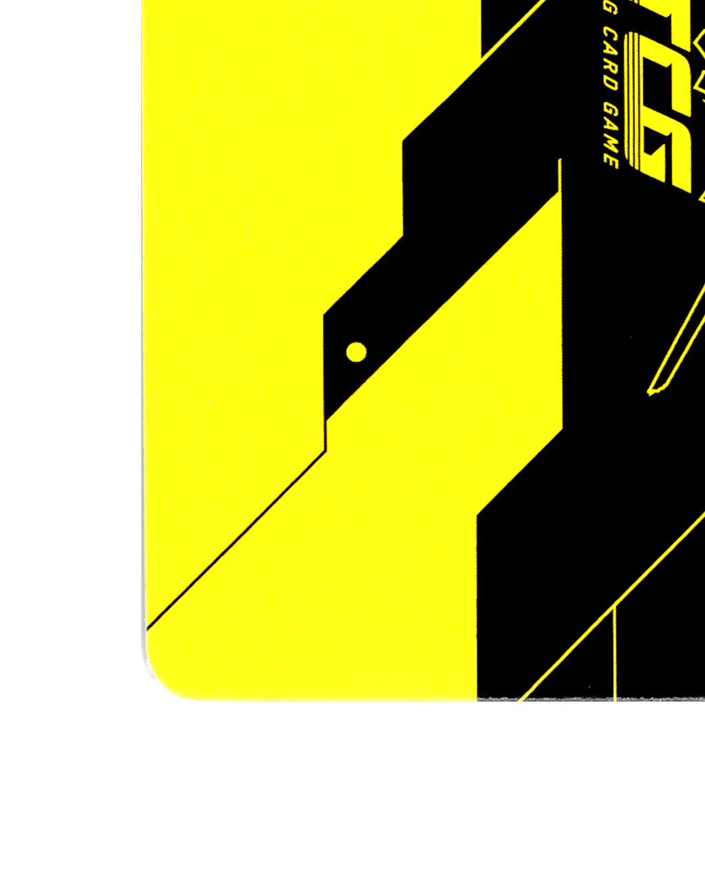 Gilded Matón B045 Cyberpunk 2077 TCG Beta card back bottom-left corner