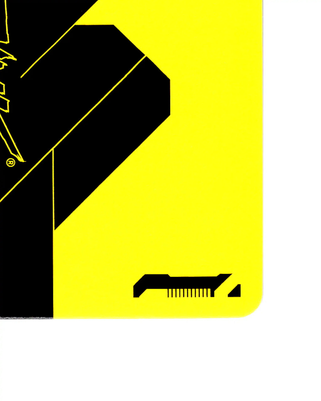 Gilded Matón B045 Cyberpunk 2077 TCG Beta card back bottom-right corner