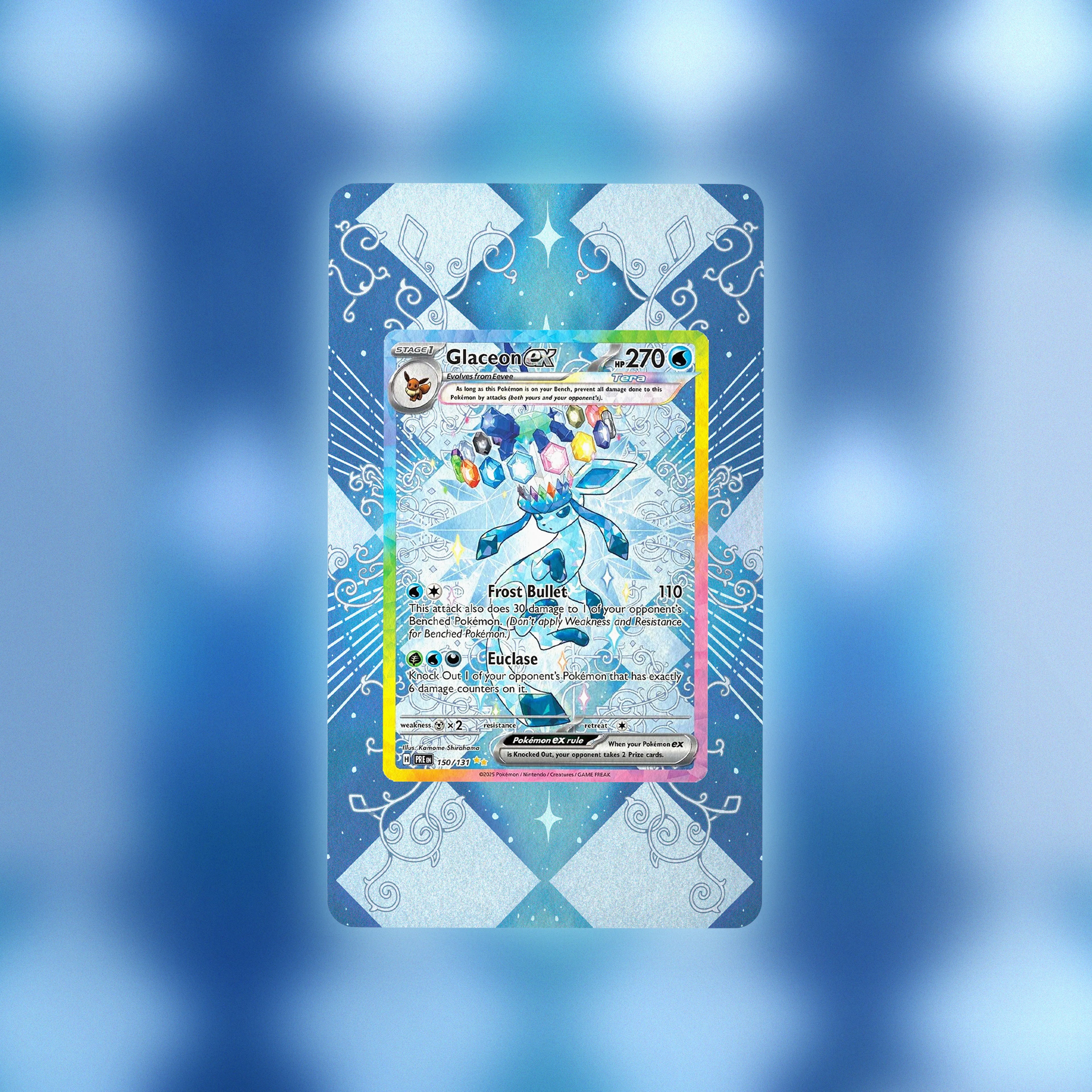 Glaceon EX 150/131 Extended Artwork Print