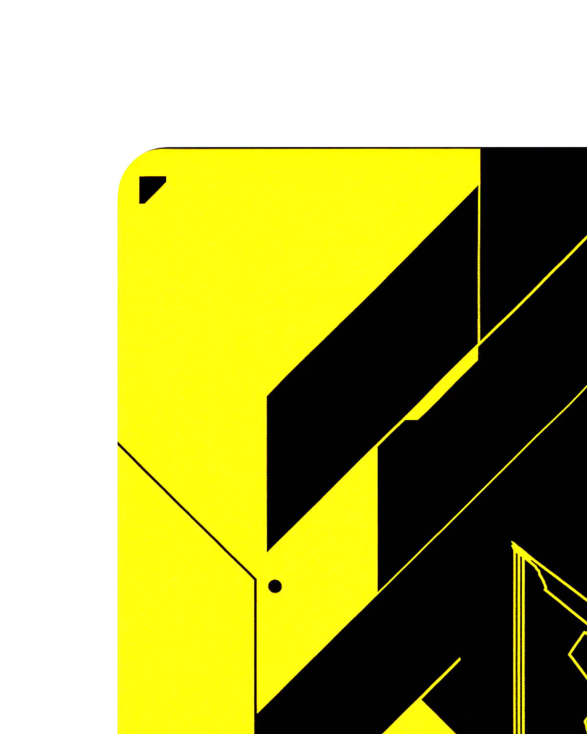 Gunpoint Diplomacy B032 Cyberpunk 2077 TCG Beta card back top-left corner