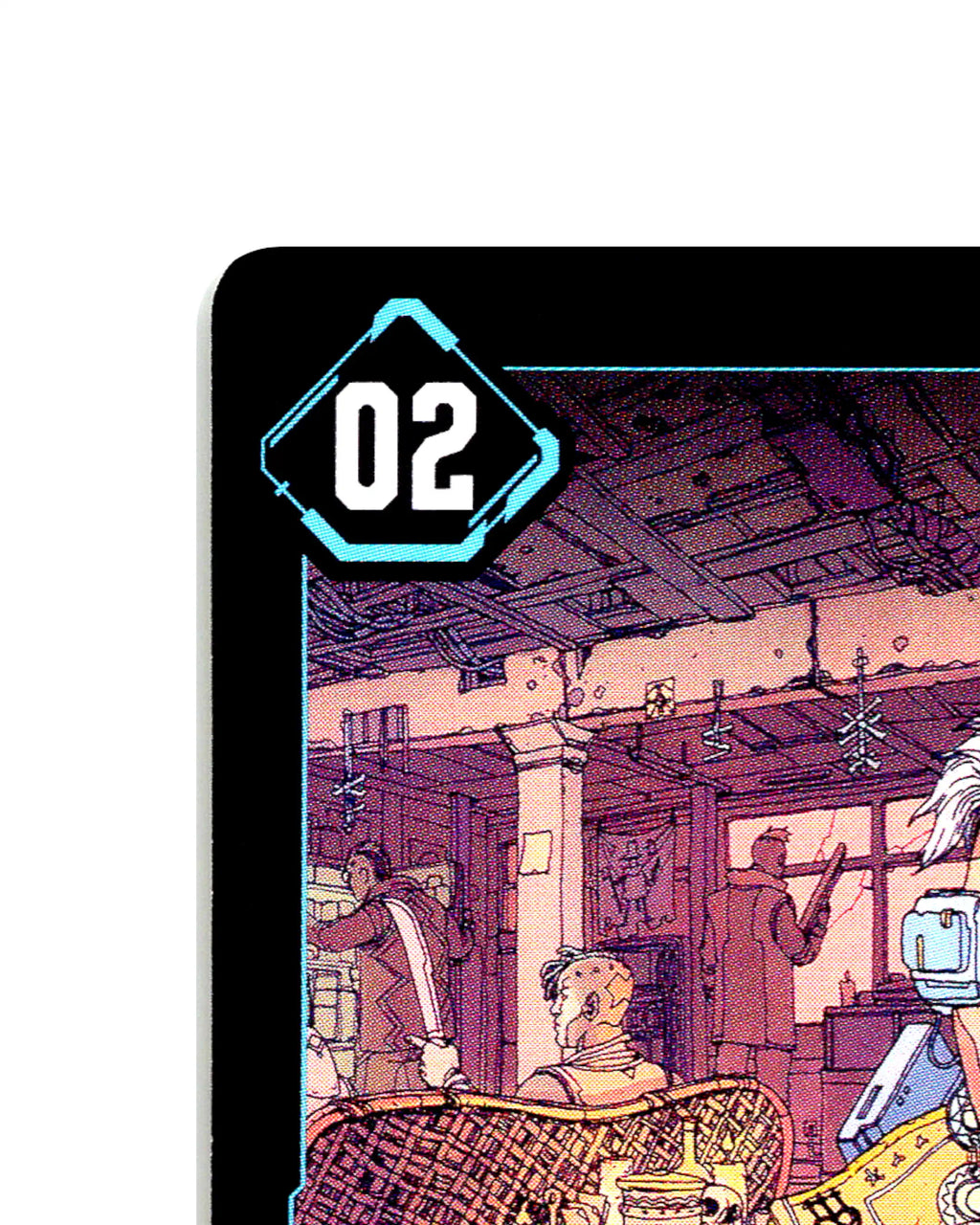 Jacked-In Voodoo Boy B115 Cyberpunk 2077 TCG Beta card front top-left corner