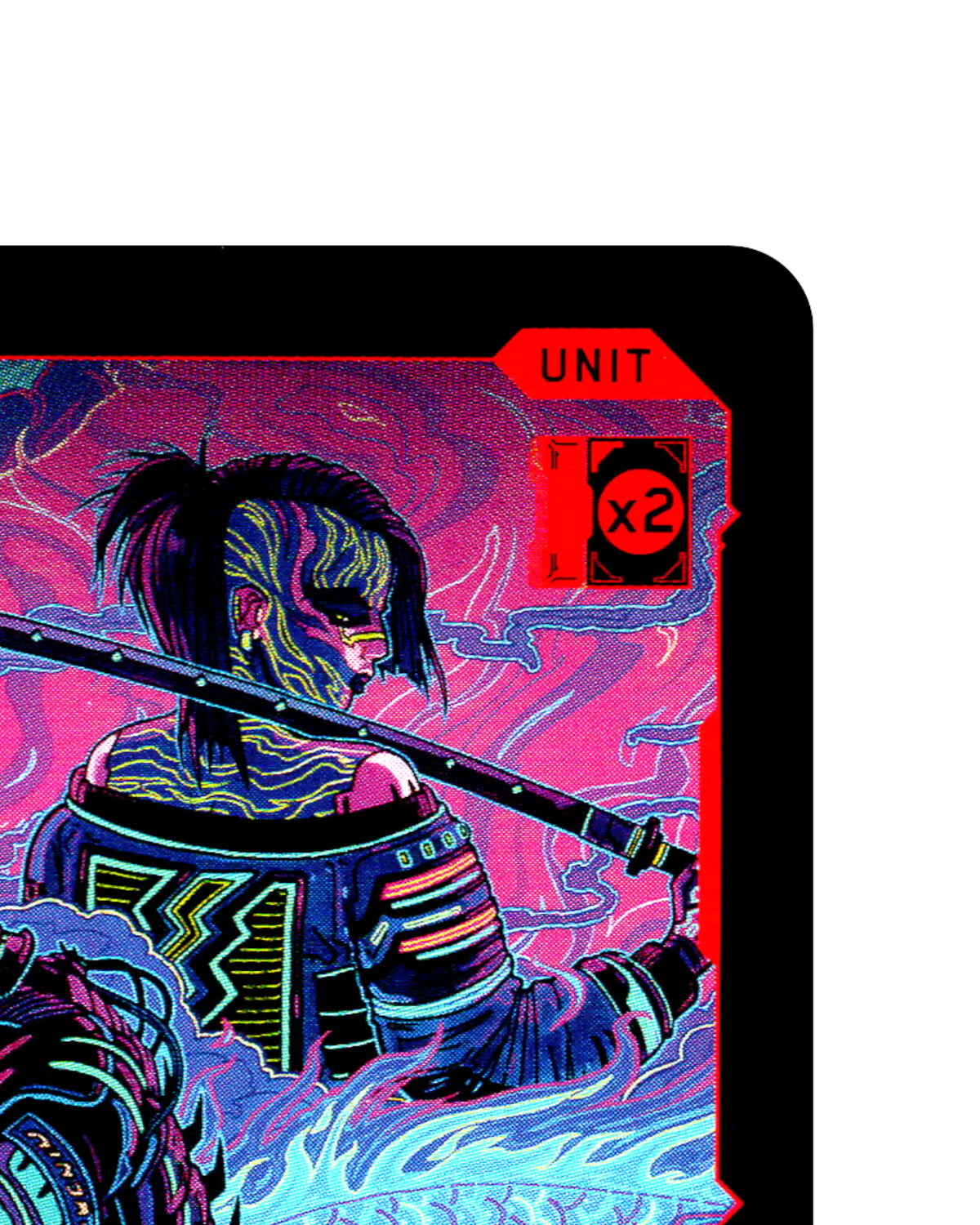 Japantown Jonin B010 Cyberpunk 2077 TCG Beta card front top-right corner