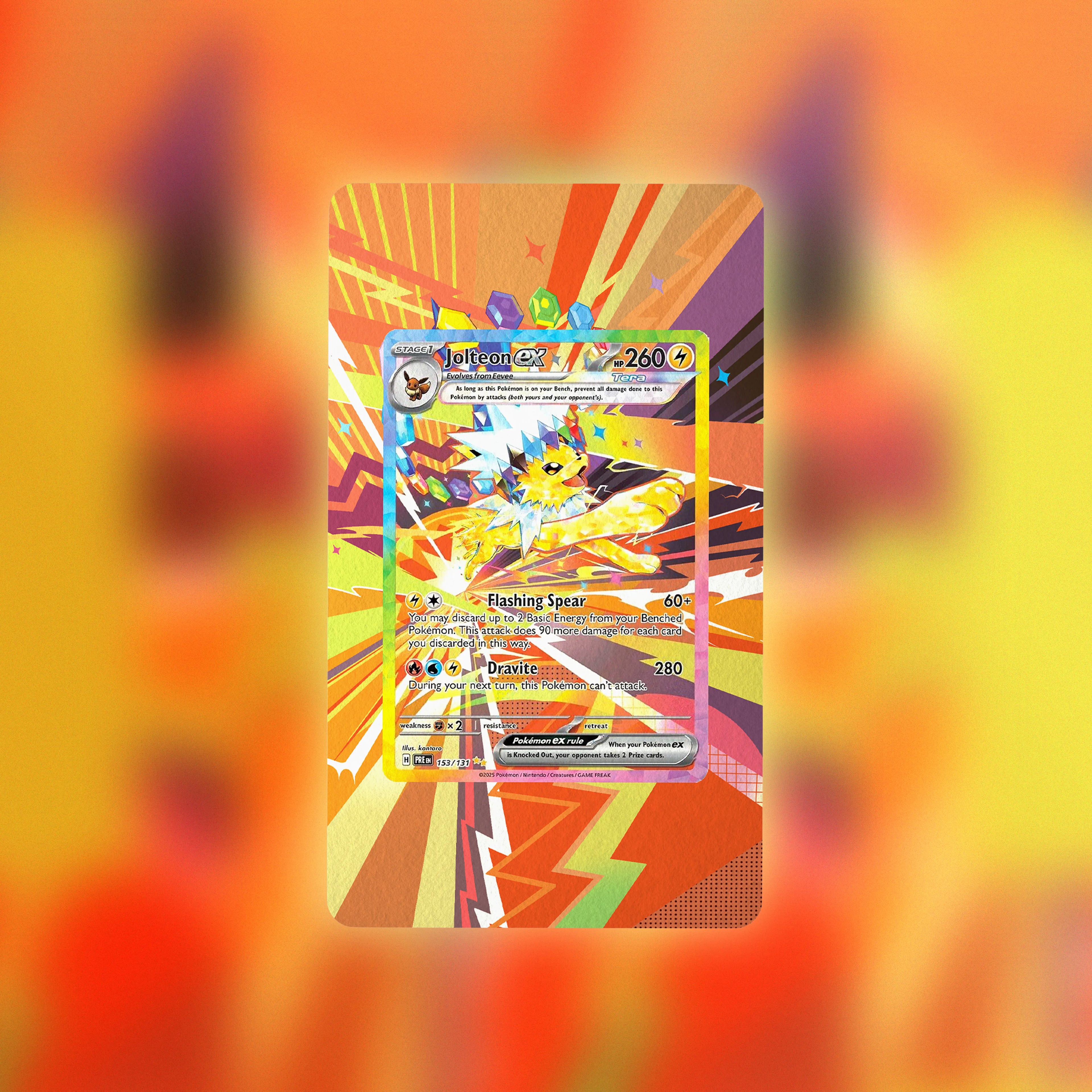 Jolteon EX 153/131 Extended Artwork Print