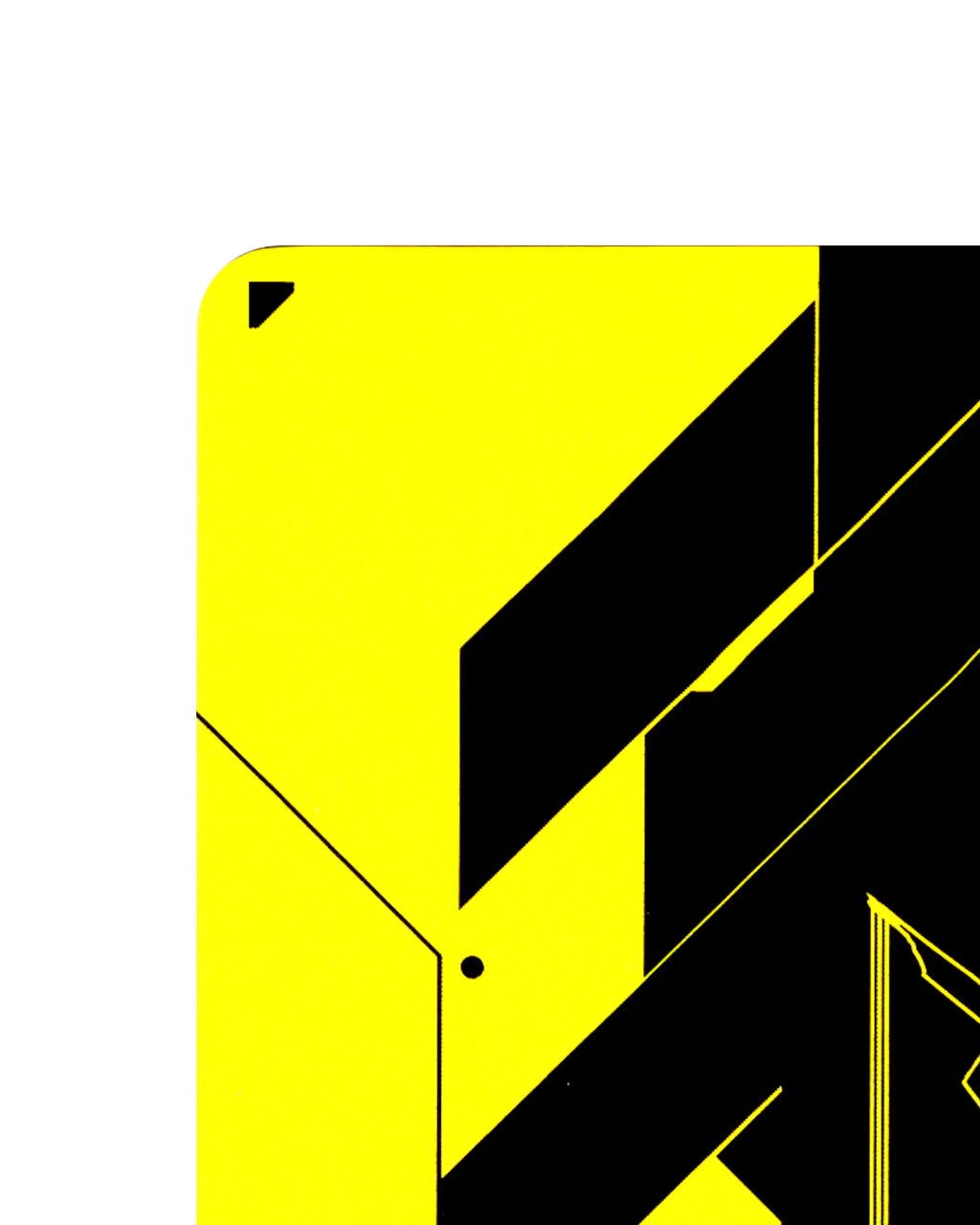 Kiroshi Optics B061 Cyberpunk 2077 TCG Beta card back top-left corner