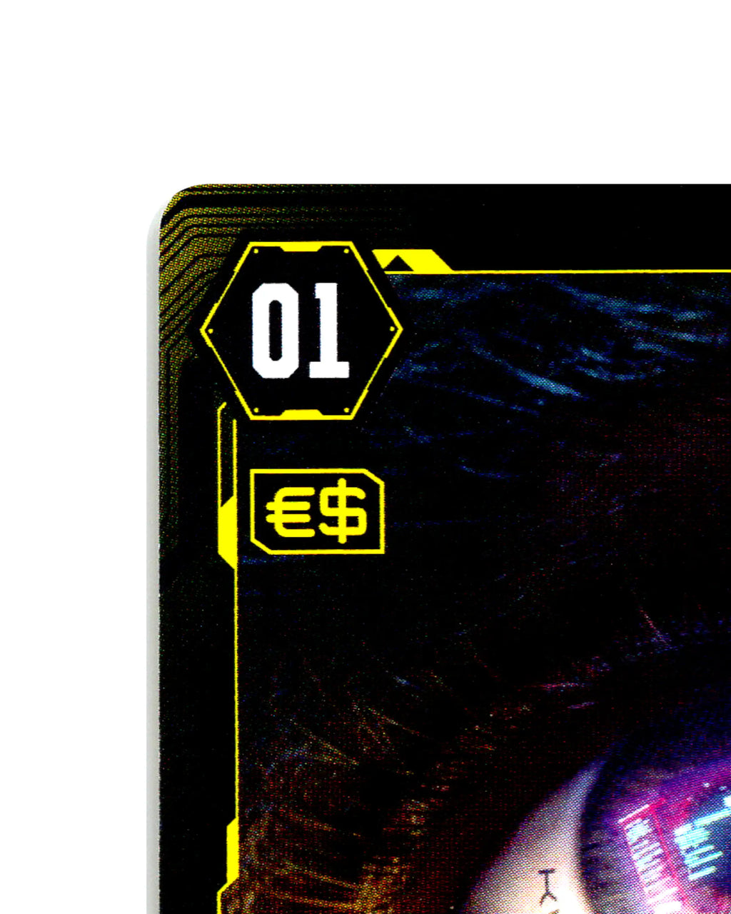 Kiroshi Optics B061 Cyberpunk 2077 TCG Beta card front top-left corner
