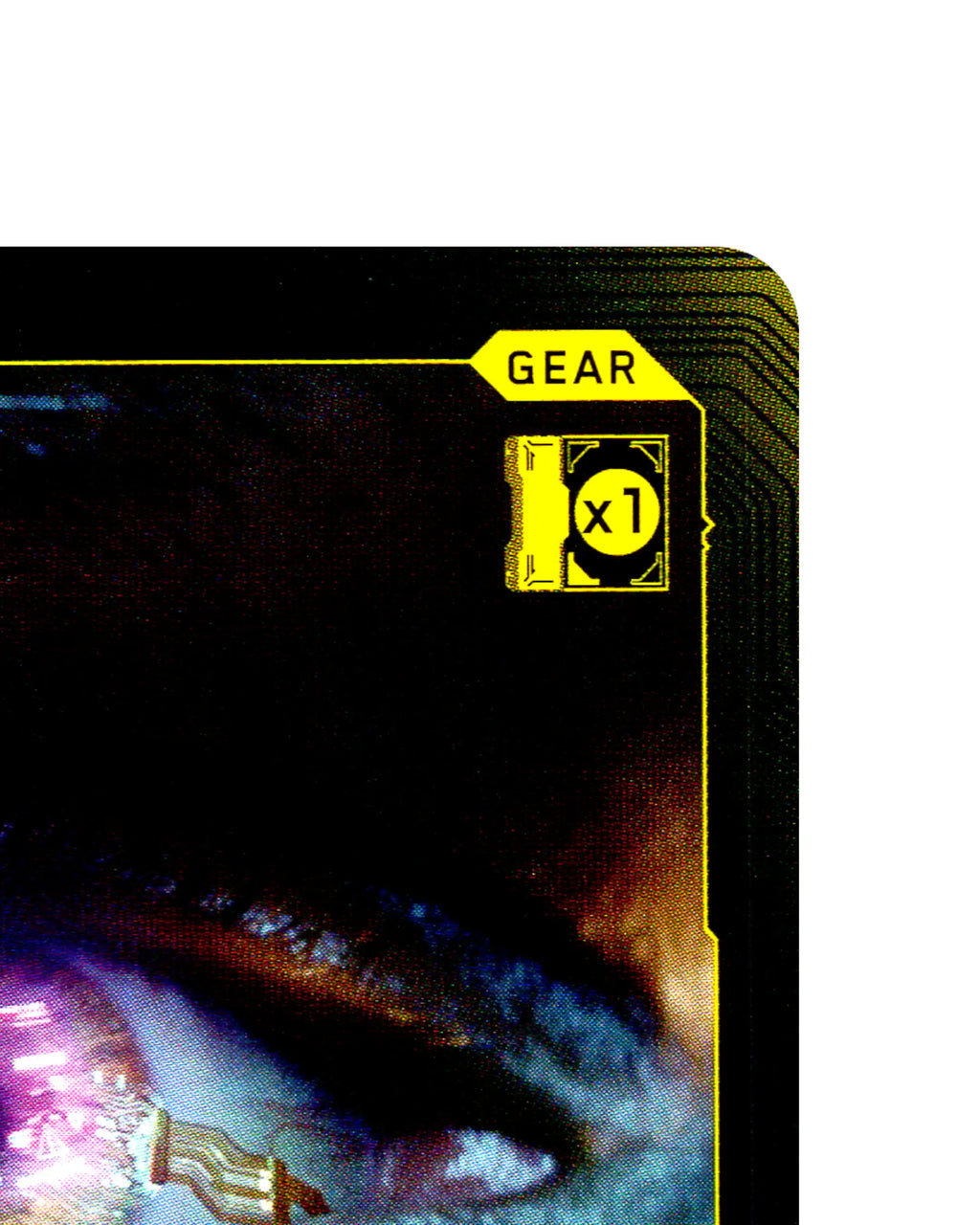 Kiroshi Optics B061 Cyberpunk 2077 TCG Beta card front top-right corner