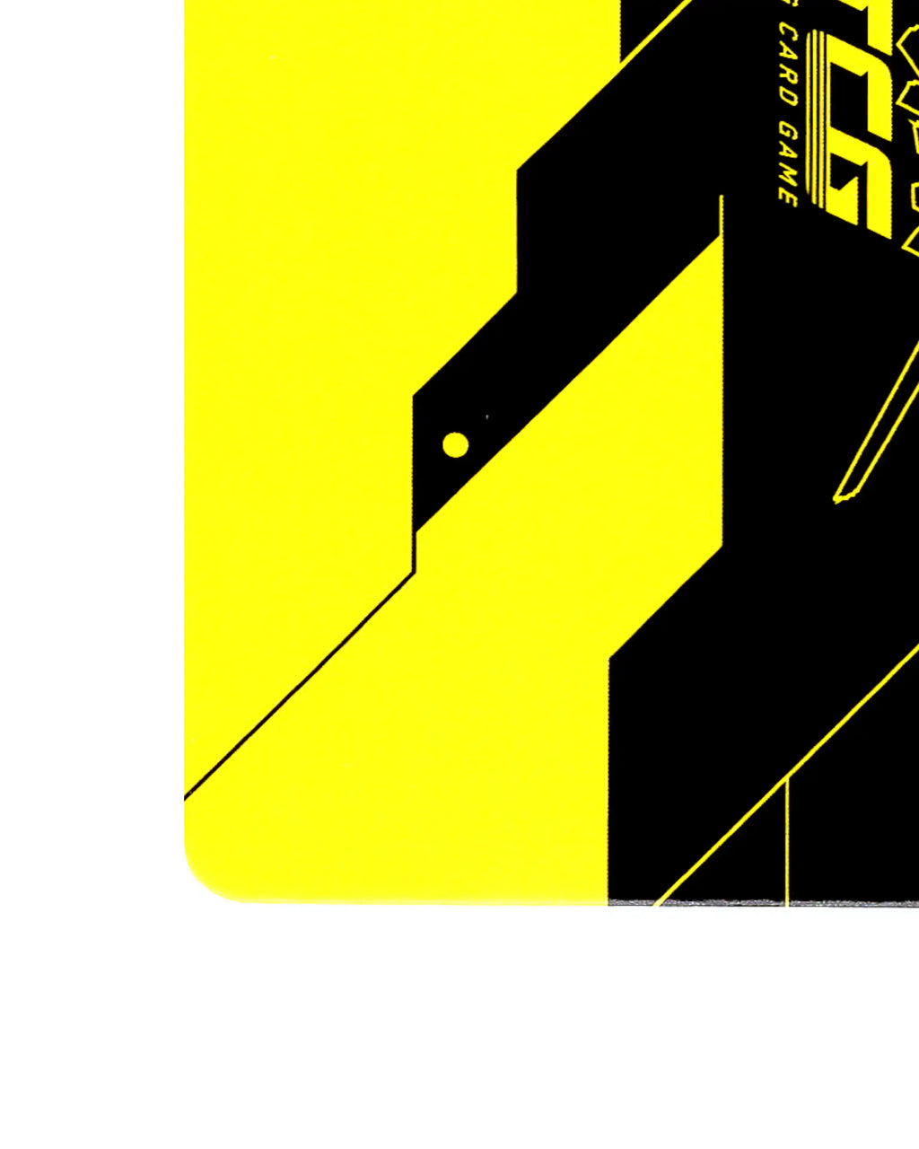Les Élémens B133 Cyberpunk 2077 TCG Beta card back bottom-left corner