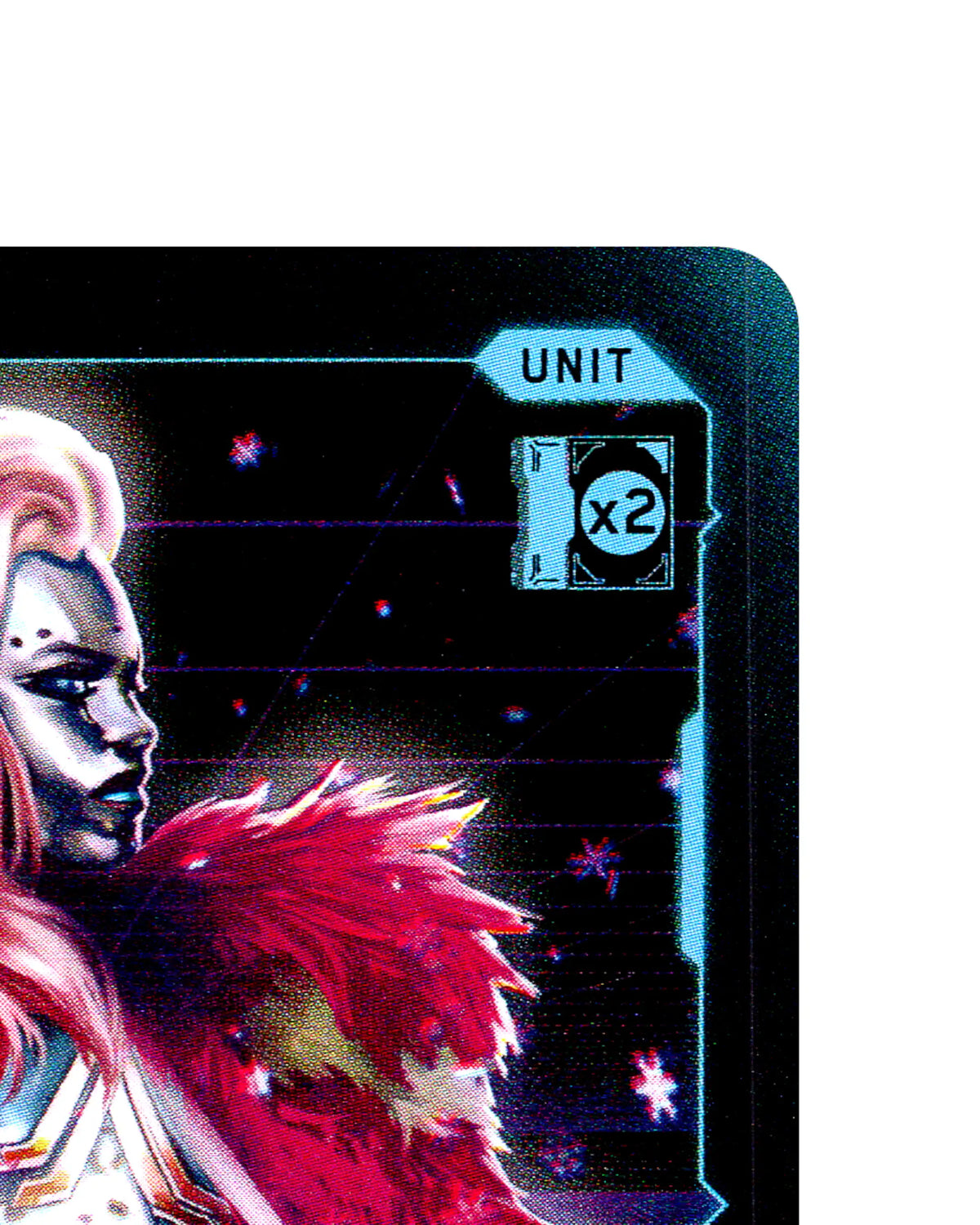Lizzy Wizzy — Delicate Weapon B117 Cyberpunk 2077 TCG Beta card front top-right corner