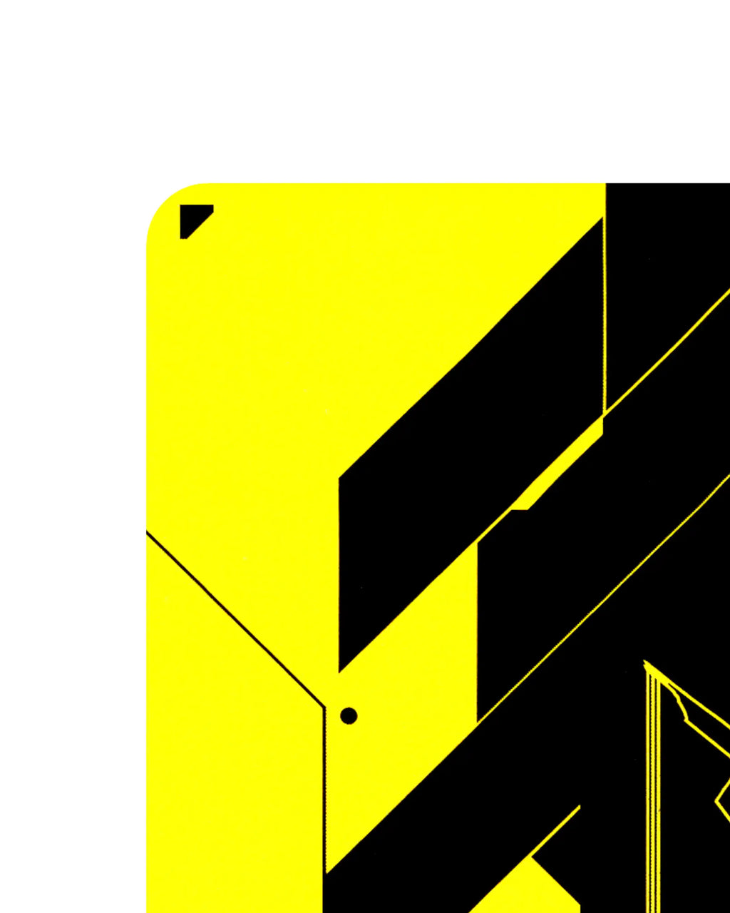 Mandibular Upgrade B062 Cyberpunk 2077 TCG Beta card back top-left corner