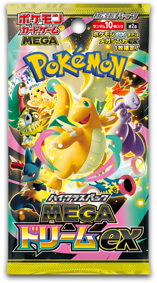 Mega Dreams ex Booster Box artwork Japanese