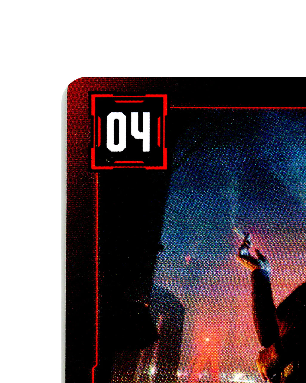Meredith Stout — Stone Cold Corpo B014 Cyberpunk 2077 TCG Beta card front top-left corner