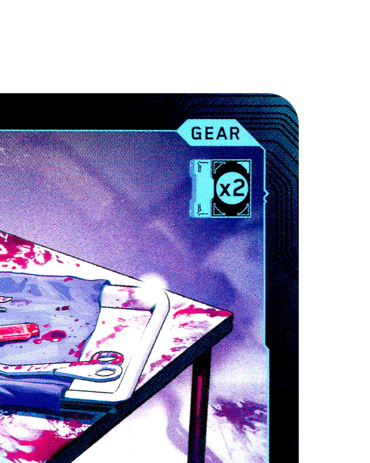Netwatch Netdriver B129 Cyberpunk 2077 TCG Beta card front top-right corner