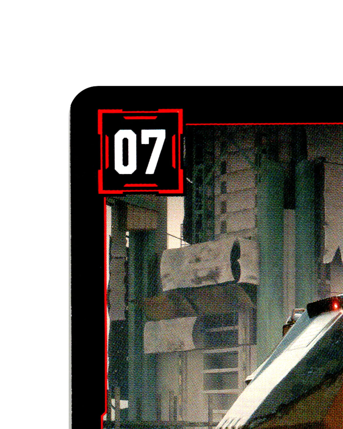 Octant B015 Cyberpunk 2077 TCG Beta card front top-left corner
