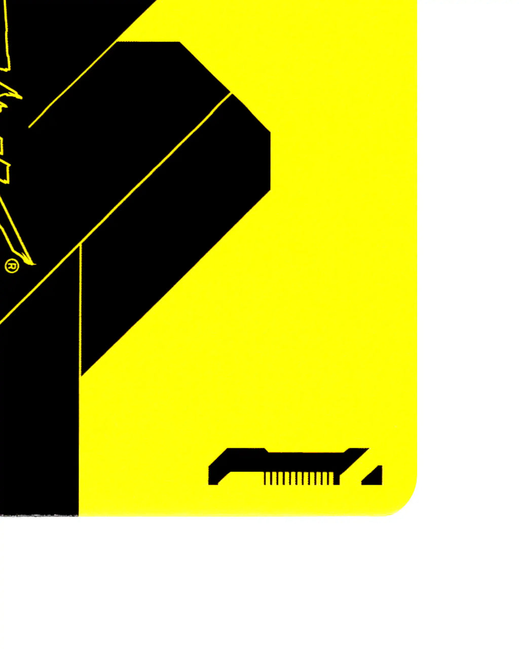 Over the Edge B034 Cyberpunk 2077 TCG Beta card back bottom-right corner