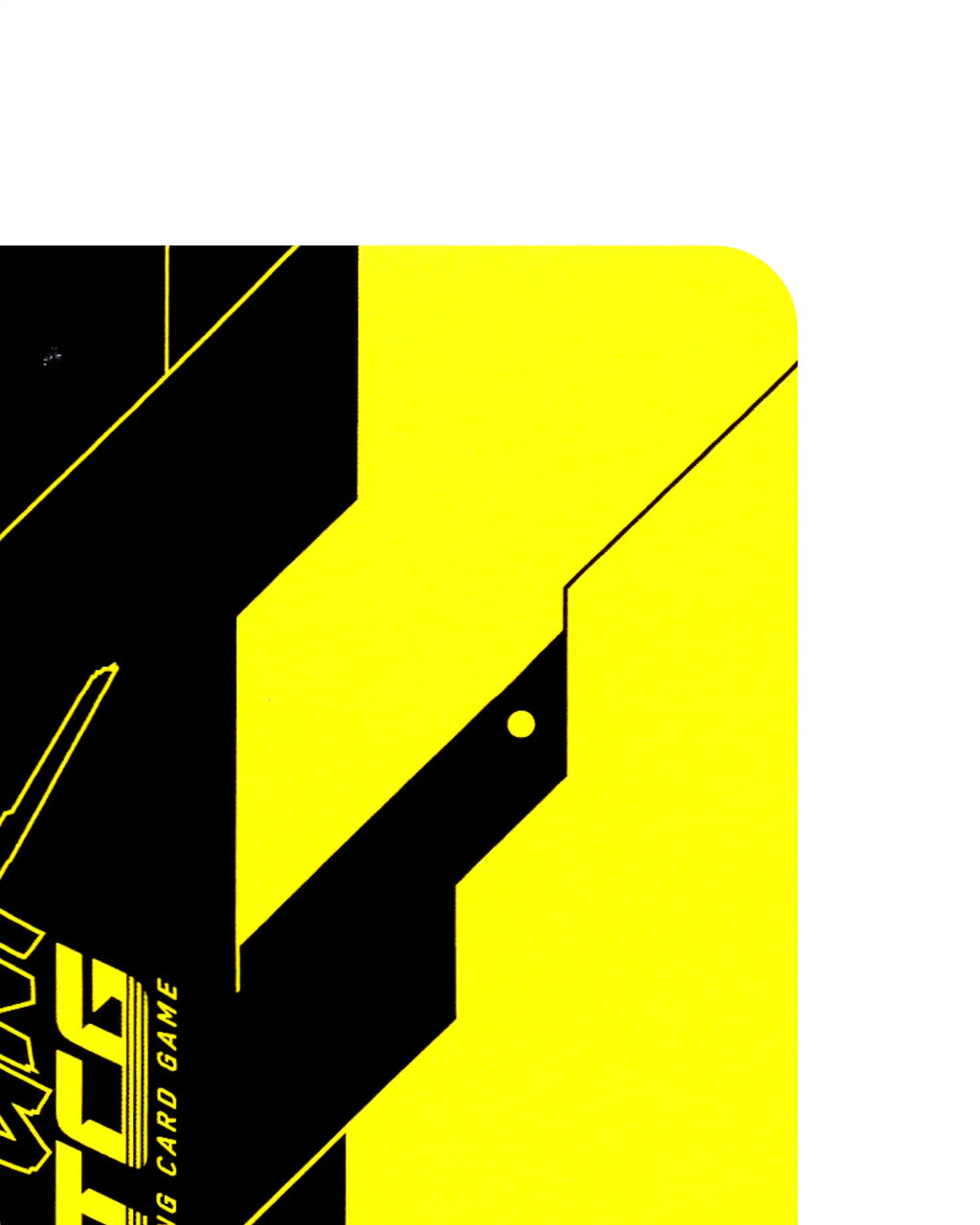 Psycho Squad B124 Cyberpunk 2077 TCG Beta card back top-right corner