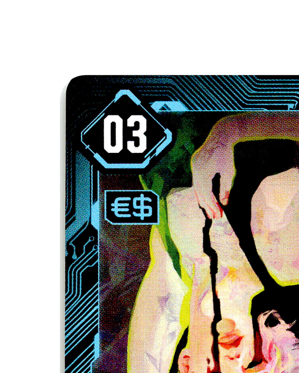 Pyramid Song B135 Cyberpunk 2077 TCG Beta card front top-left corner