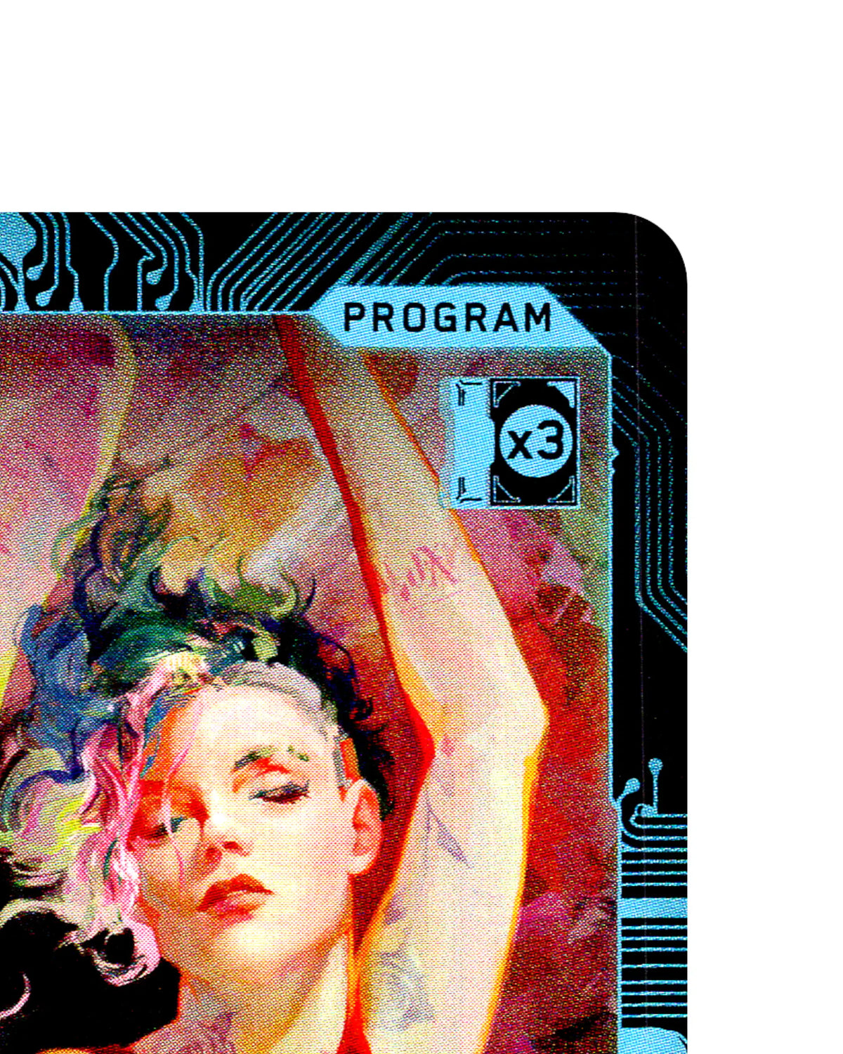 Pyramid Song B135 Cyberpunk 2077 TCG Beta card front top-right corner