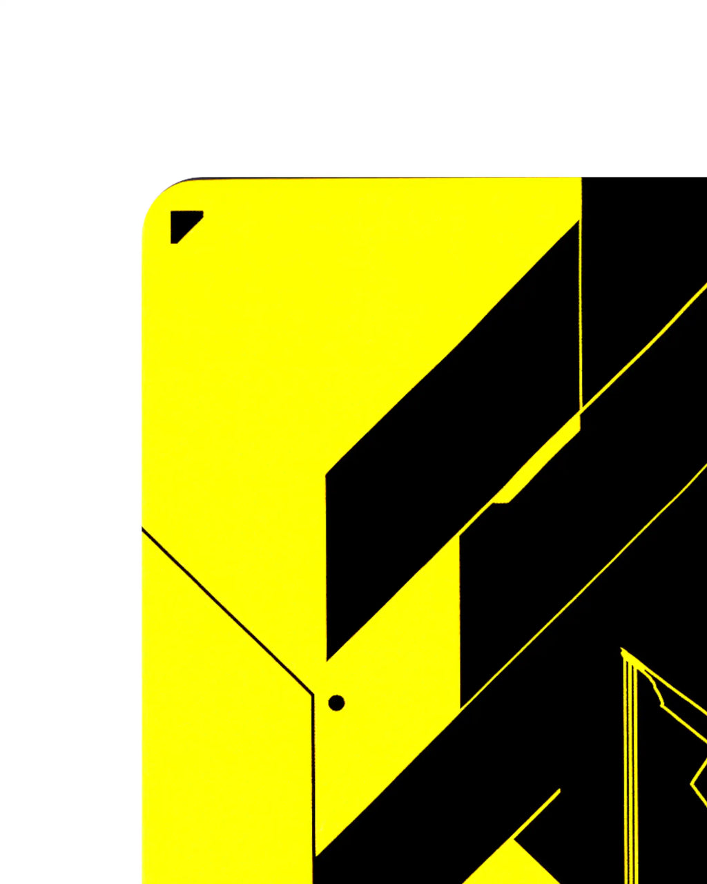 Reboot Optics B136 Cyberpunk 2077 TCG Beta card back top-left corner