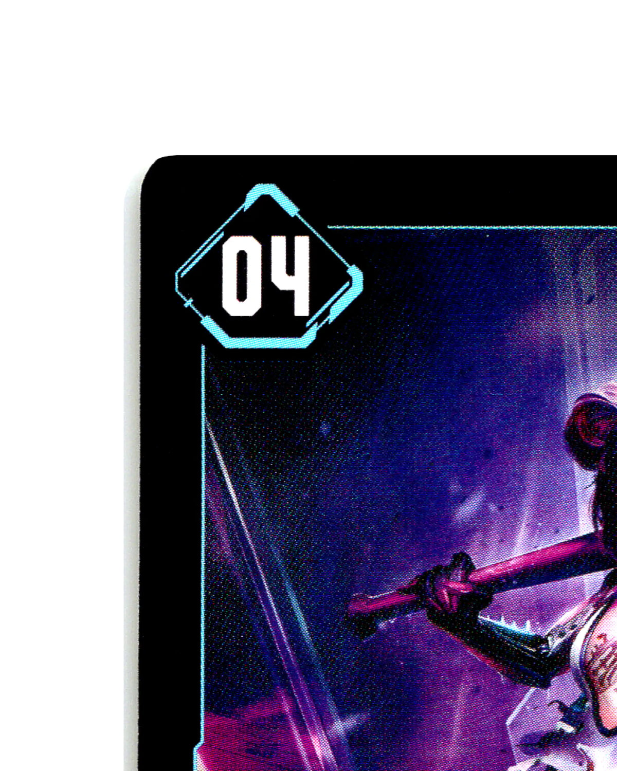 Rita Wheeler — No Stupid Questions B125 Cyberpunk 2077 TCG Beta card front top-left corner