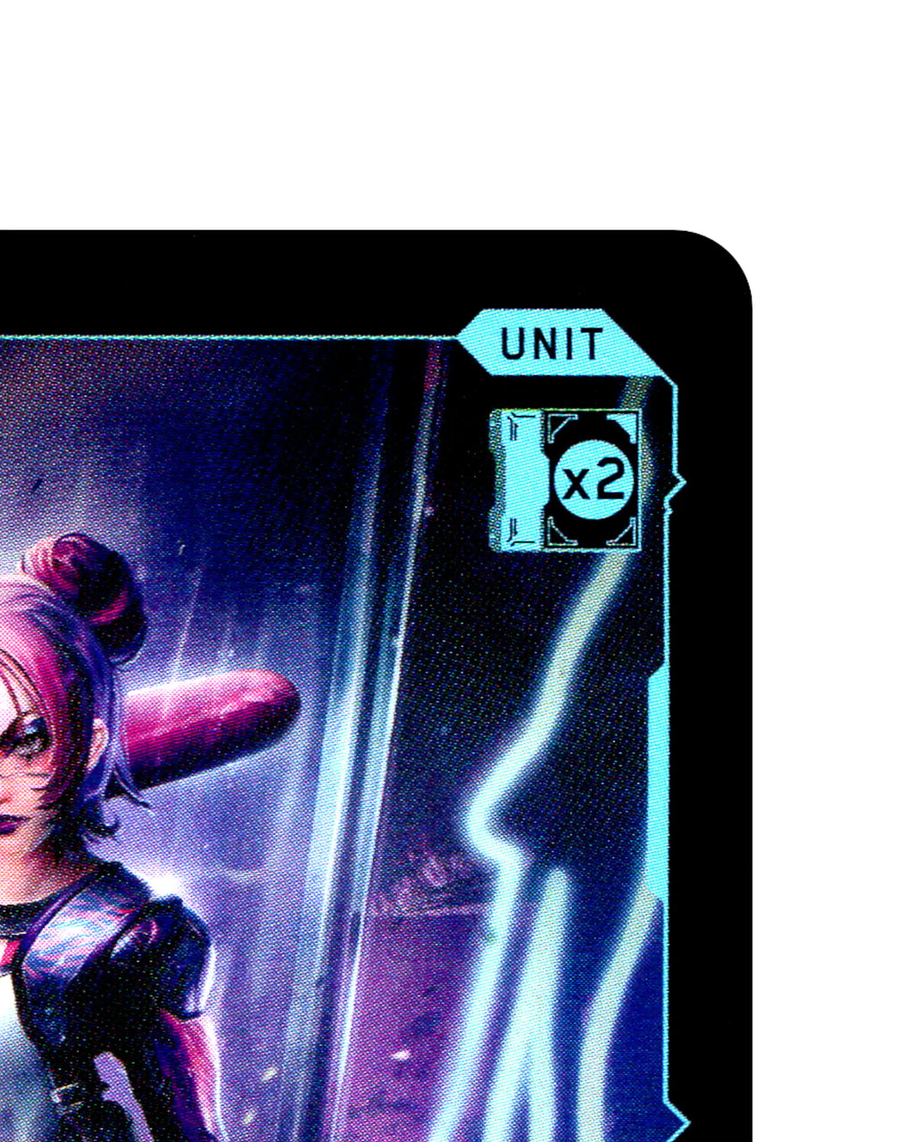 Rita Wheeler — No Stupid Questions B125 Cyberpunk 2077 TCG Beta card front top-right corner