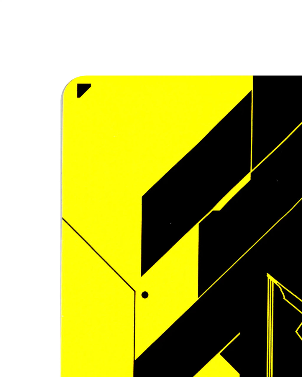 Safety Override B069 Cyberpunk 2077 TCG Beta card back top-left corner