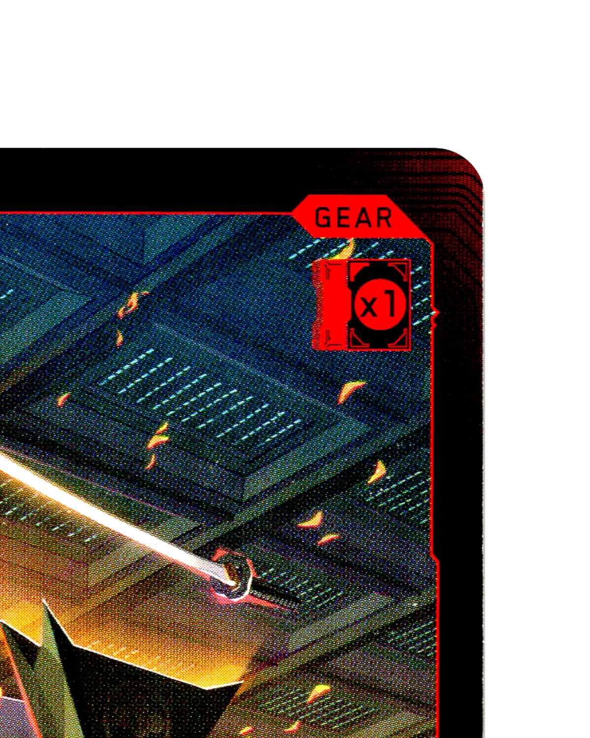 Satori — Sword of Saburo B026 Cyberpunk 2077 TCG Beta card front top-right corner