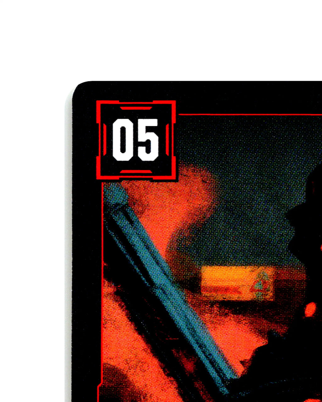 Screw — Lovelorn Fool B018 Cyberpunk 2077 TCG Beta card front top-left corner