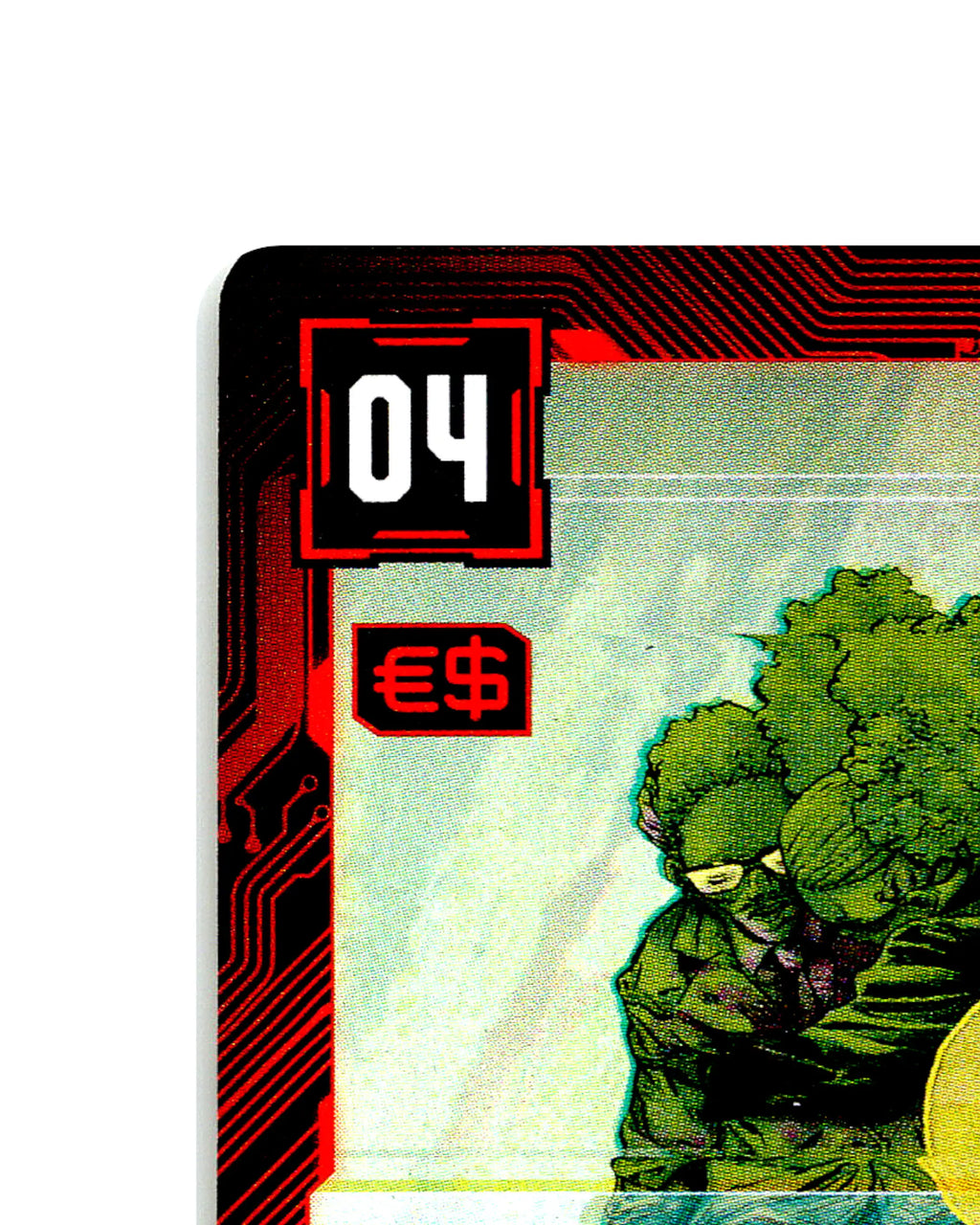 Shattered Memories B035 Cyberpunk 2077 TCG Beta card front top-left corner